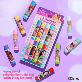 Lip Smacker clear balm texture swatched on hand showing glossy finish and smoothing