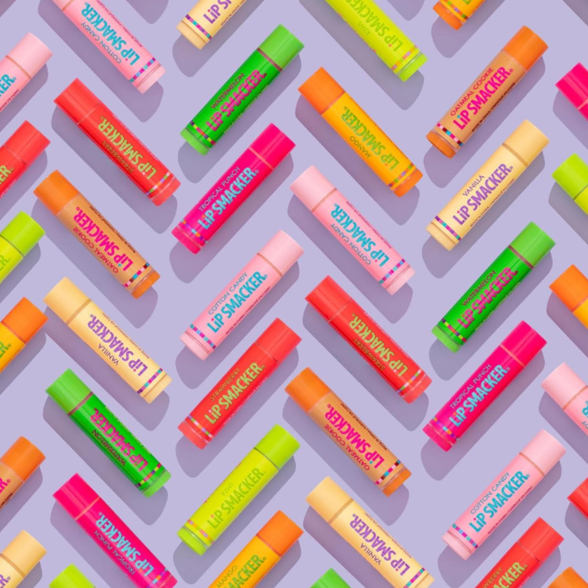 Lip Smacker tubes staged in party favor bag ready for events and giveaways