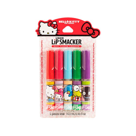 Lip Smacker front packaging featuring Sanrio characters and colorful designs, great for gifting