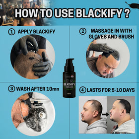 LIPFISBARBERSHOP.COM applicator in use demonstrating quick targeted coverage