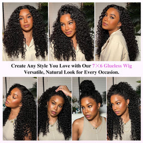 Liqusee packaging with wig and accessories ready for quick, beginner-friendly wear
