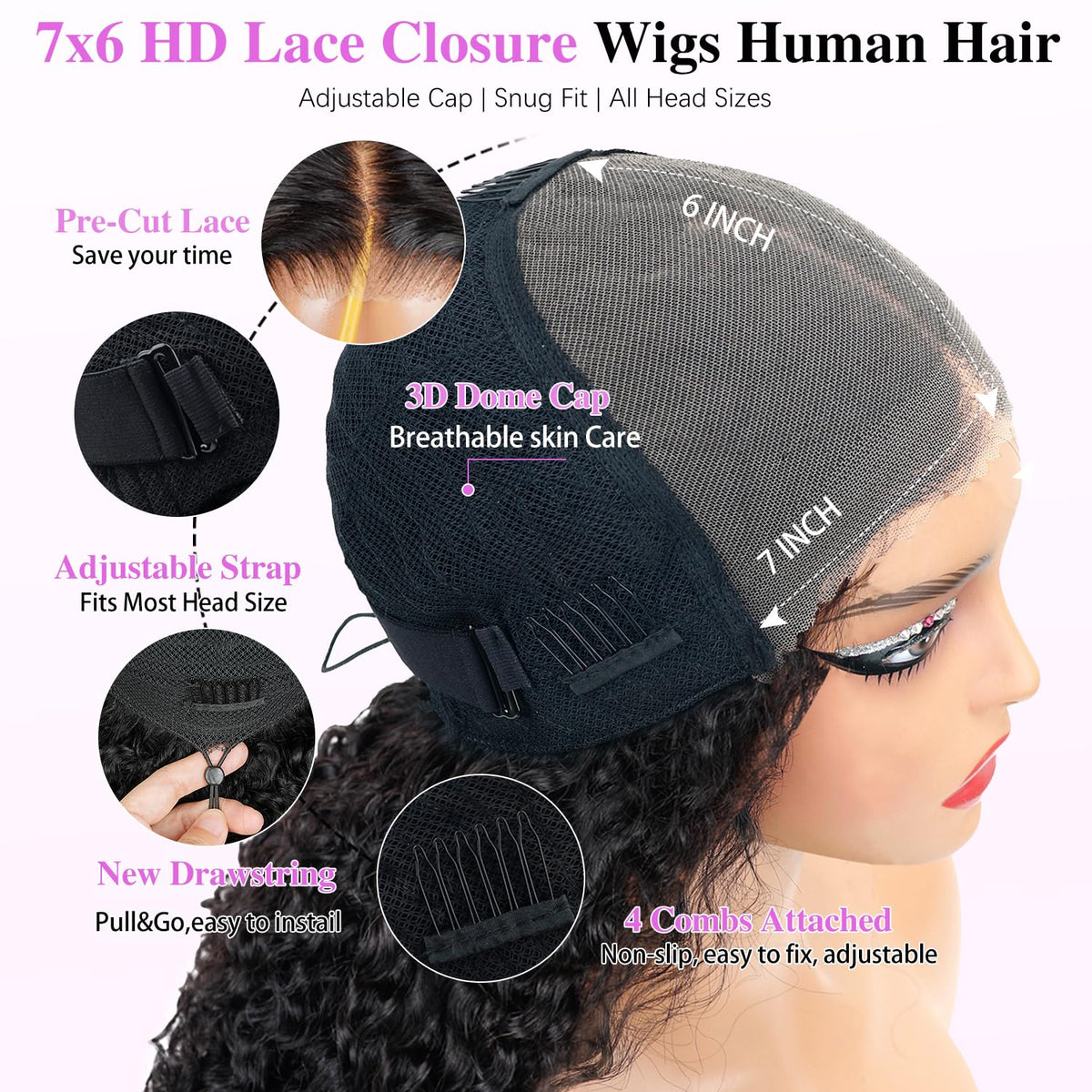 Liqusee wig worn outdoors in lifestyle setting for easy everyday styling