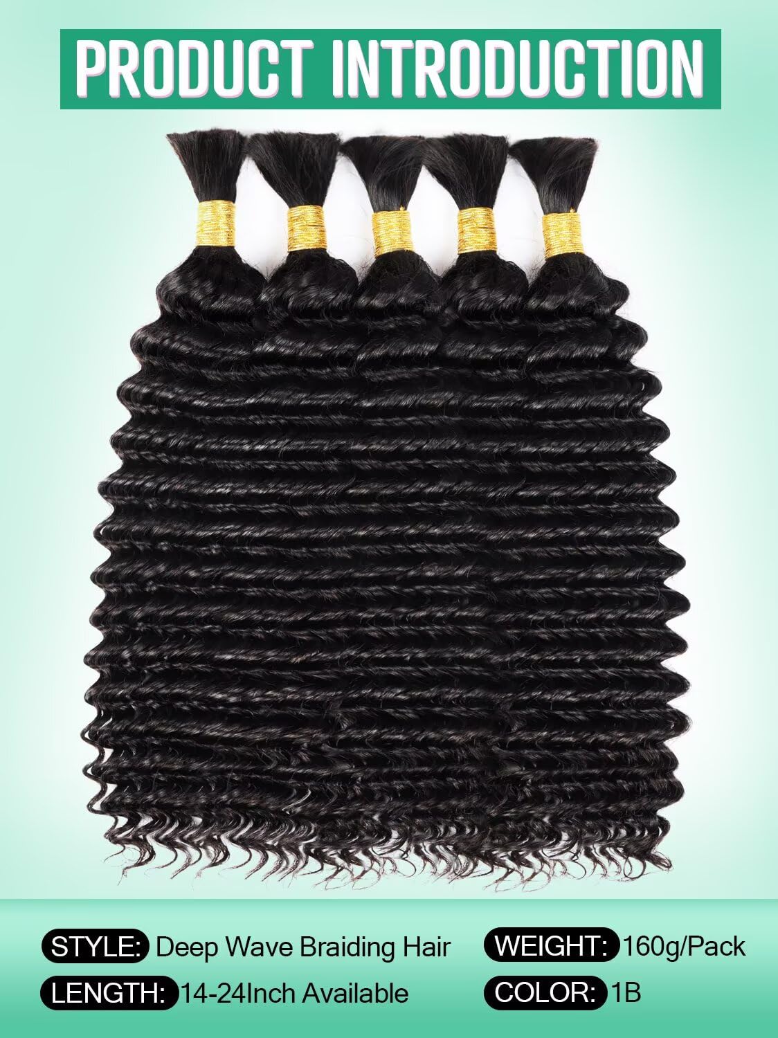 LIREN close-up deep-wave texture highlighting soft, defined curls