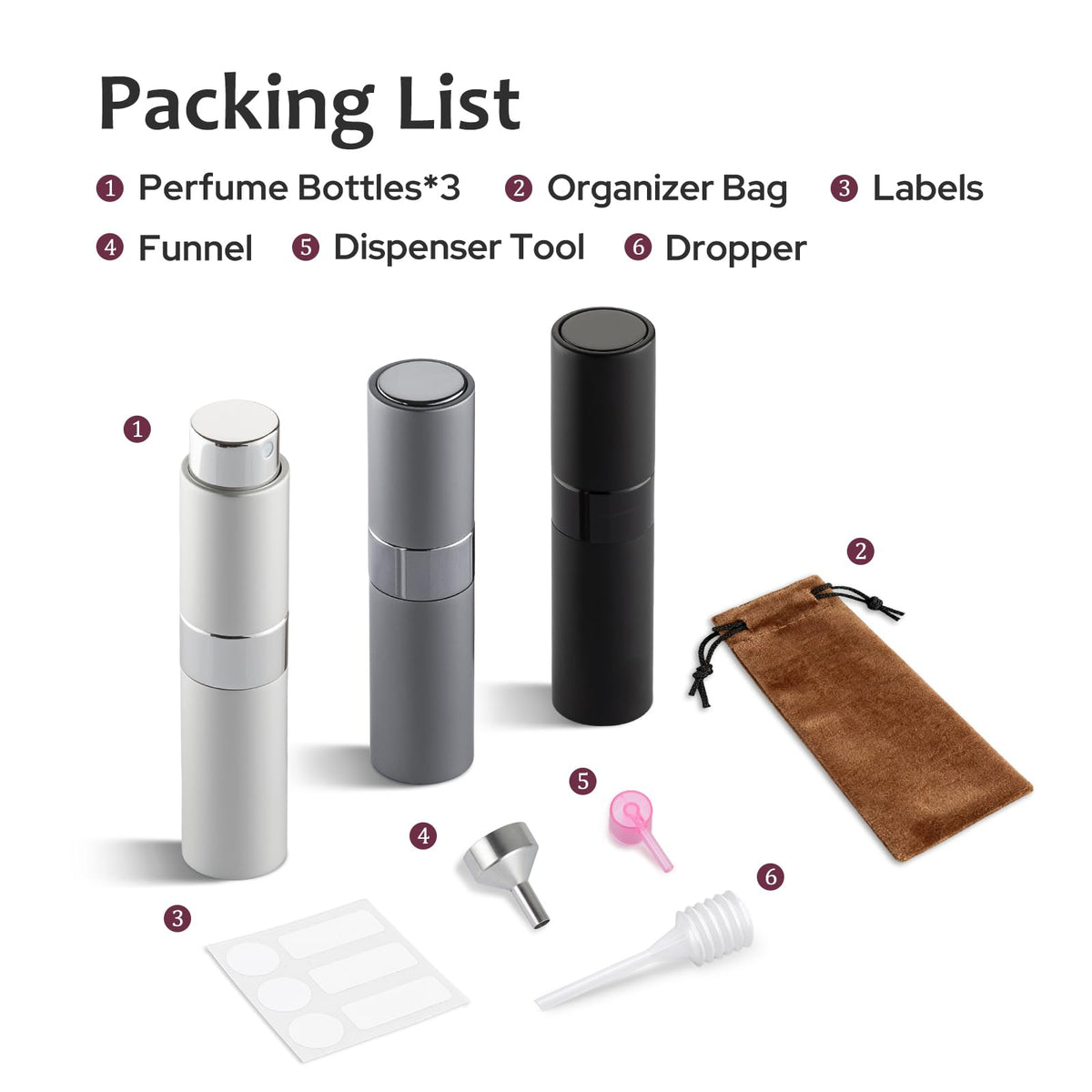 LISAPACK atomizer placed next to passport and suitcase evoking travel-ready convenience