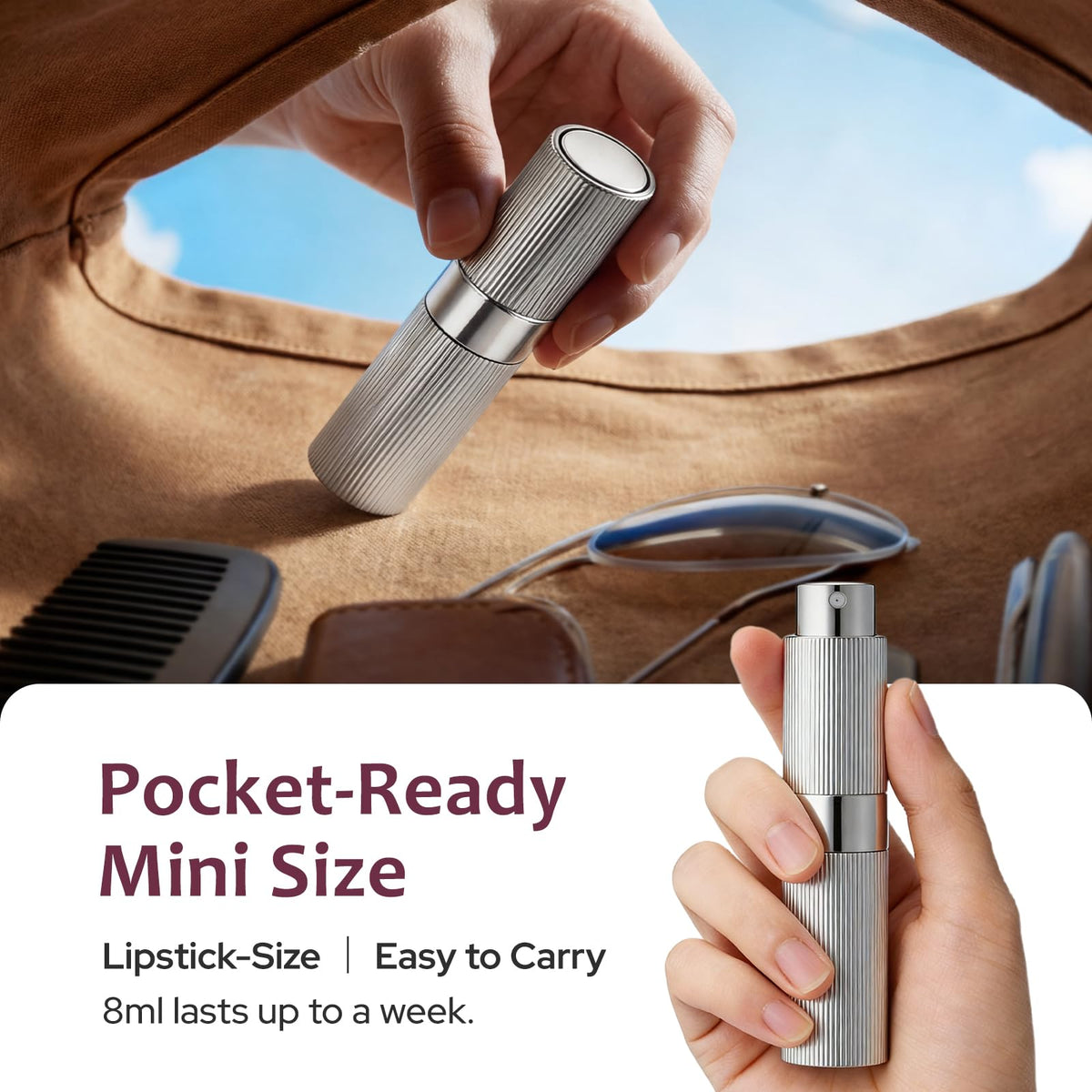 LISAPACK side profile highlighting aluminum sleeve and durable construction benefit
