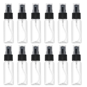 LISAPACK clear front view of 12-pack showing compact bottles and caps for travel convenience