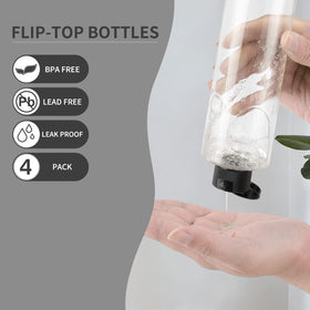 LISAPACK close-up of flip cap mechanism for secure no-spill use