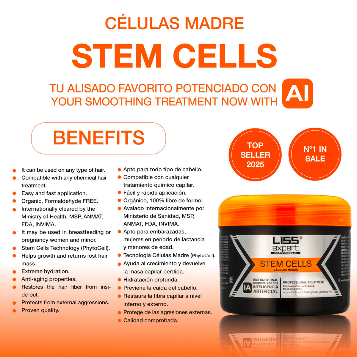 Liss Expert Professional texture close-up of creamy keratin formula displaying smooth consistency and richness