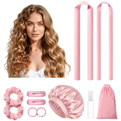 LitBear front packaging showing full no-heat curl kit and benefits