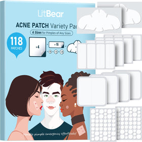 LitBear front packaging showing all sizes and benefits