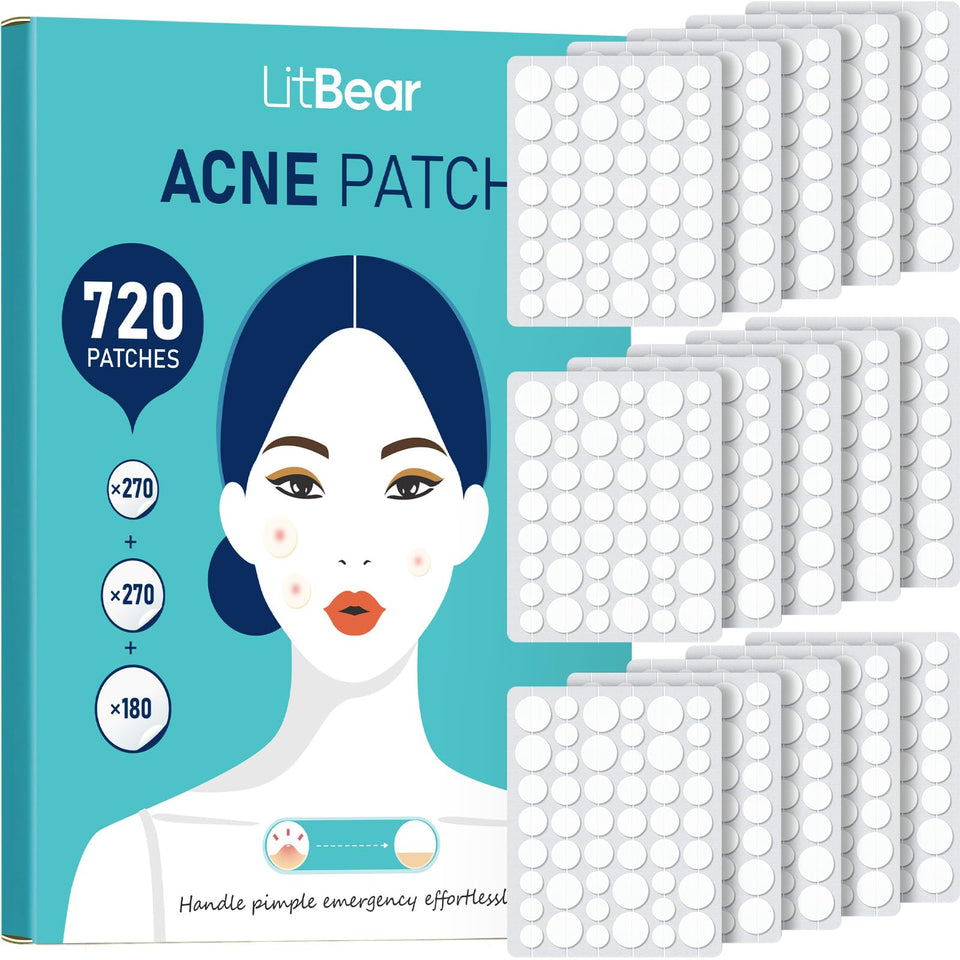 LitBear front packaging showing 720-count bulk supply for long-term use