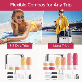 LitBear kit inside carry-on showing compact size and space-saving benefit