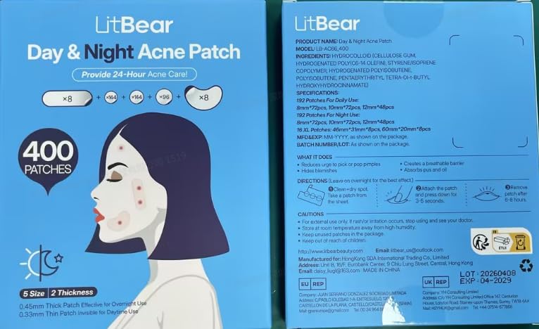 LitBear sealed packets with 400 count visible, long-lasting supply and value benefit