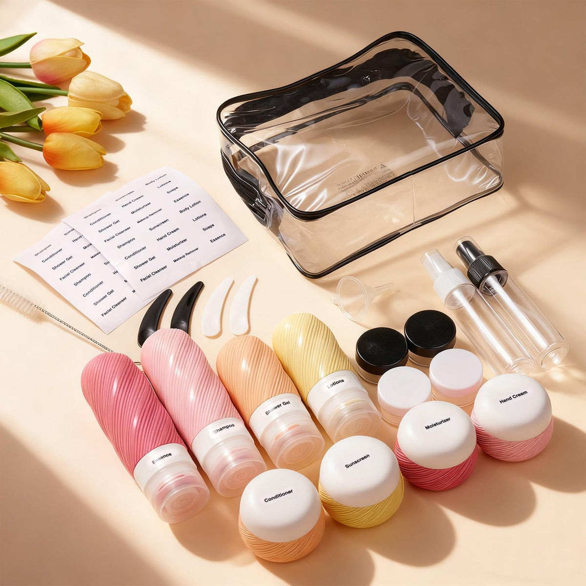 LitBear silicone bottles close-up demonstrating squeezable, waste-saving design