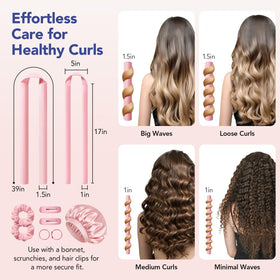 LitBear small 1 inch rod texture detail for tighter curls and comfort