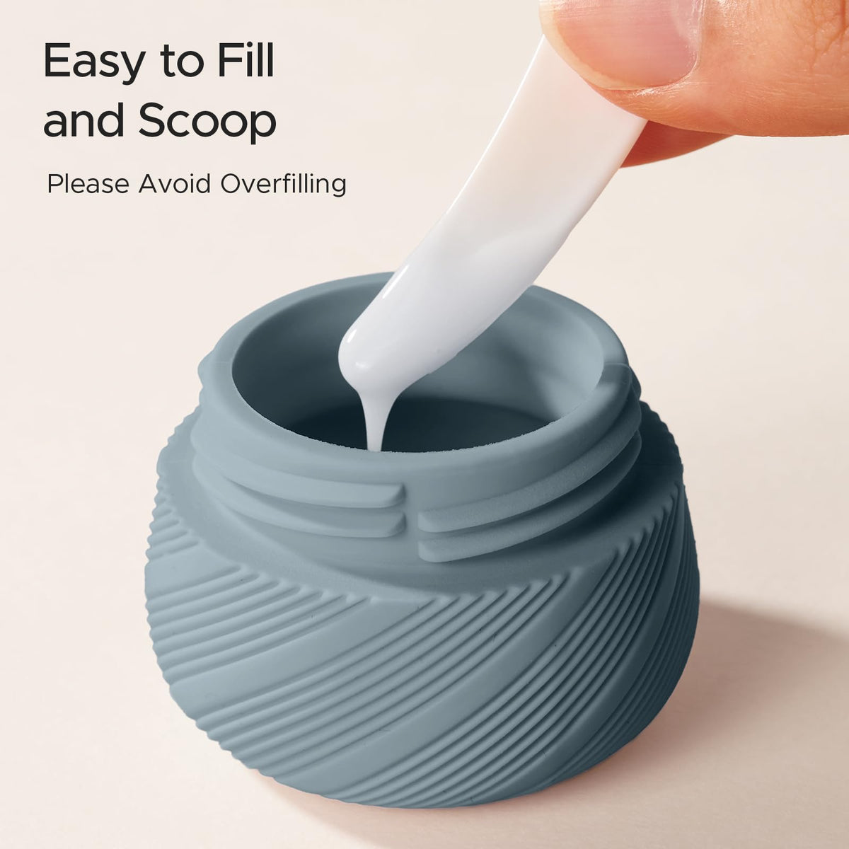 LitBear funnel, brush and spatulas for effortless filling and cleaning