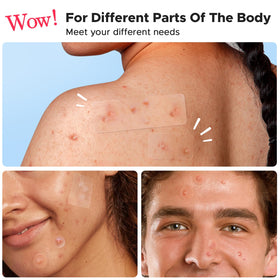 LitBear XXL strip applied to forehead demonstrating large-area coverage