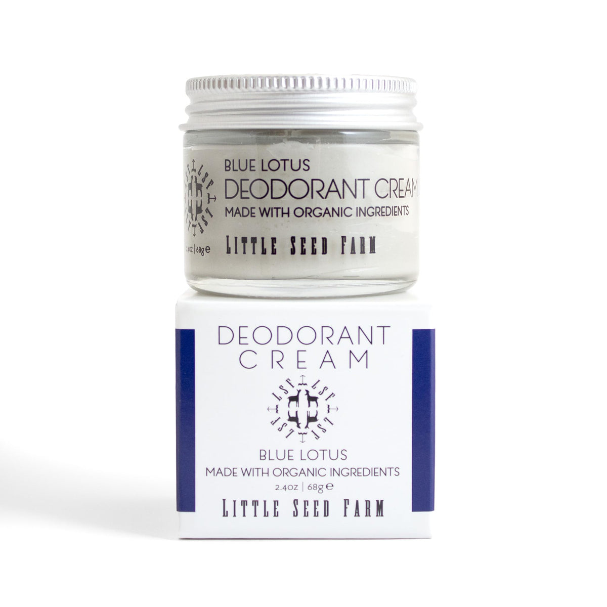 Little Seed Farm cream being applied to underarm showing gentle protection benefit