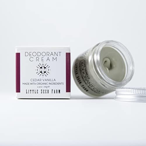 Little Seed Farm jar styled on bathroom shelf conveying sustainable lifestyle benefit