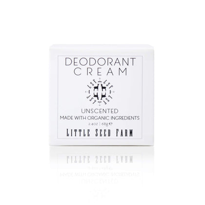 Little Seed Farm front jar view showing label and eco packaging benefit
