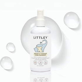 LITTLEY front packaging view showing travel-ready 8 oz bottle and benefits