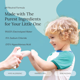 LITTLEY small bottle inside diaper bag showing travel-ready convenience