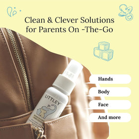 LITTLEY product label showing HOCl formula and ingredient clarity