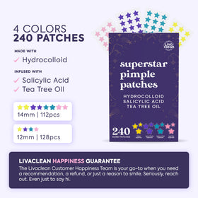 LivaClean hydrocolloid texture close-up highlighting absorbent surface