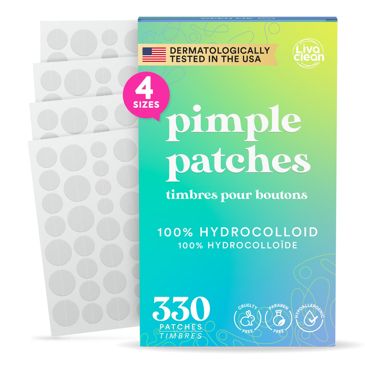 LivaClean front packaging showing product name and quantity, clear value