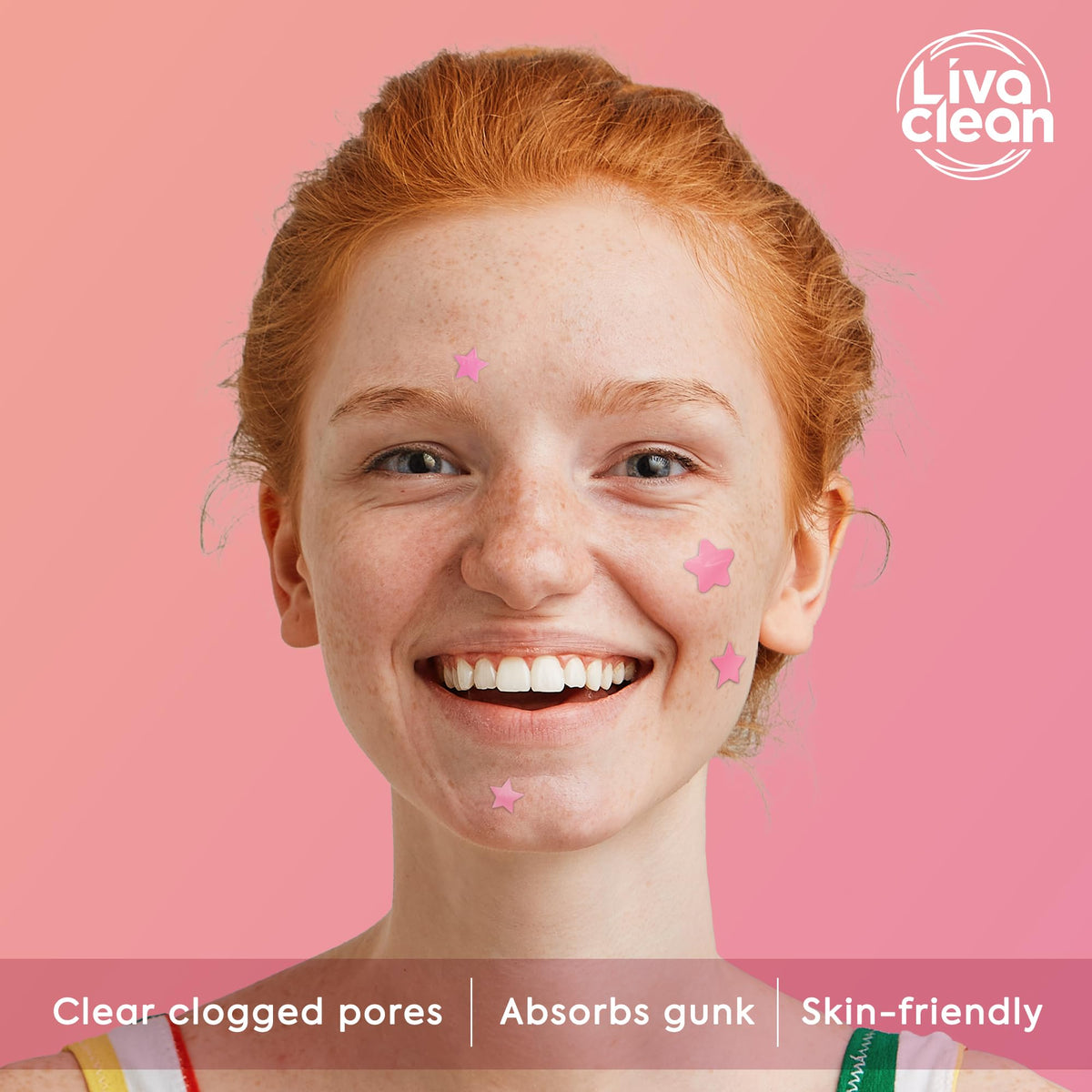 LivaClean label showing salicylic acid and tea tree oil, active support
