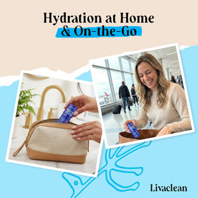 LivaClean in morning routine setting showing refreshed brightened under eyes