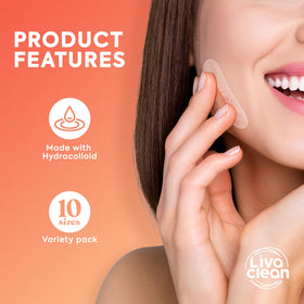 LivaClean compact pack inside a purse for on-the-go acne emergencies