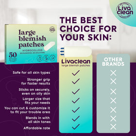 LivaClean patches in a travel pouch lifestyle shot for on-the-go protection