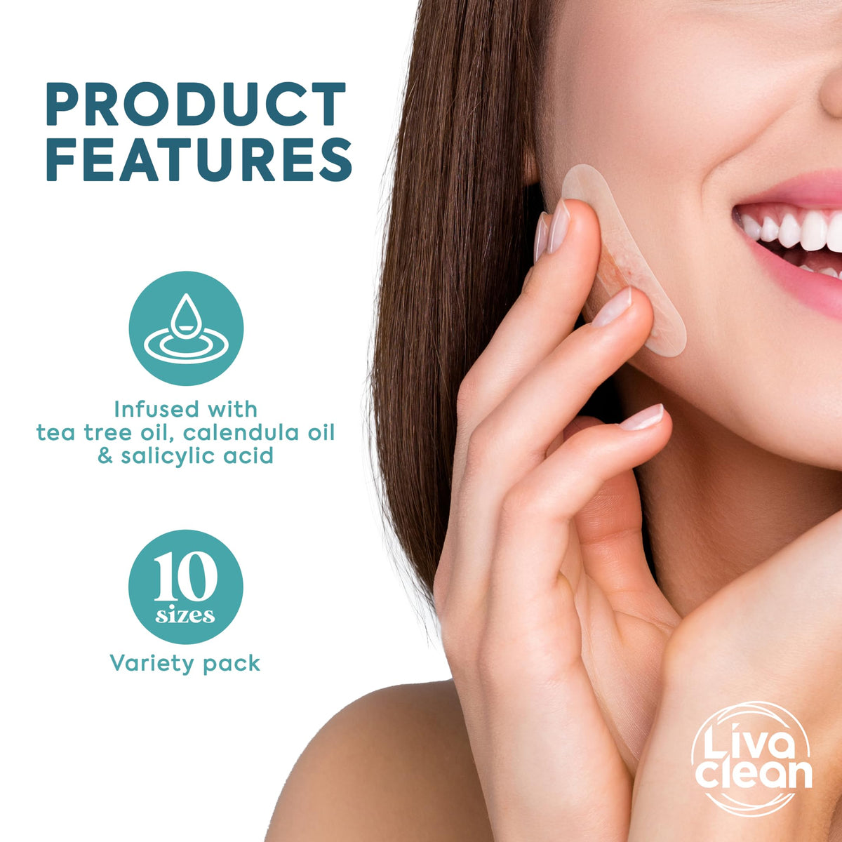 LivaClean used patch showing absorbed impurities to demonstrate effectiveness