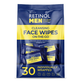 Retinol LIVAURA front packaging showing travel-ready wipes and count