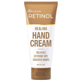 LIVAURA Retinol front packaging showing product and branding, highlights daily hydration