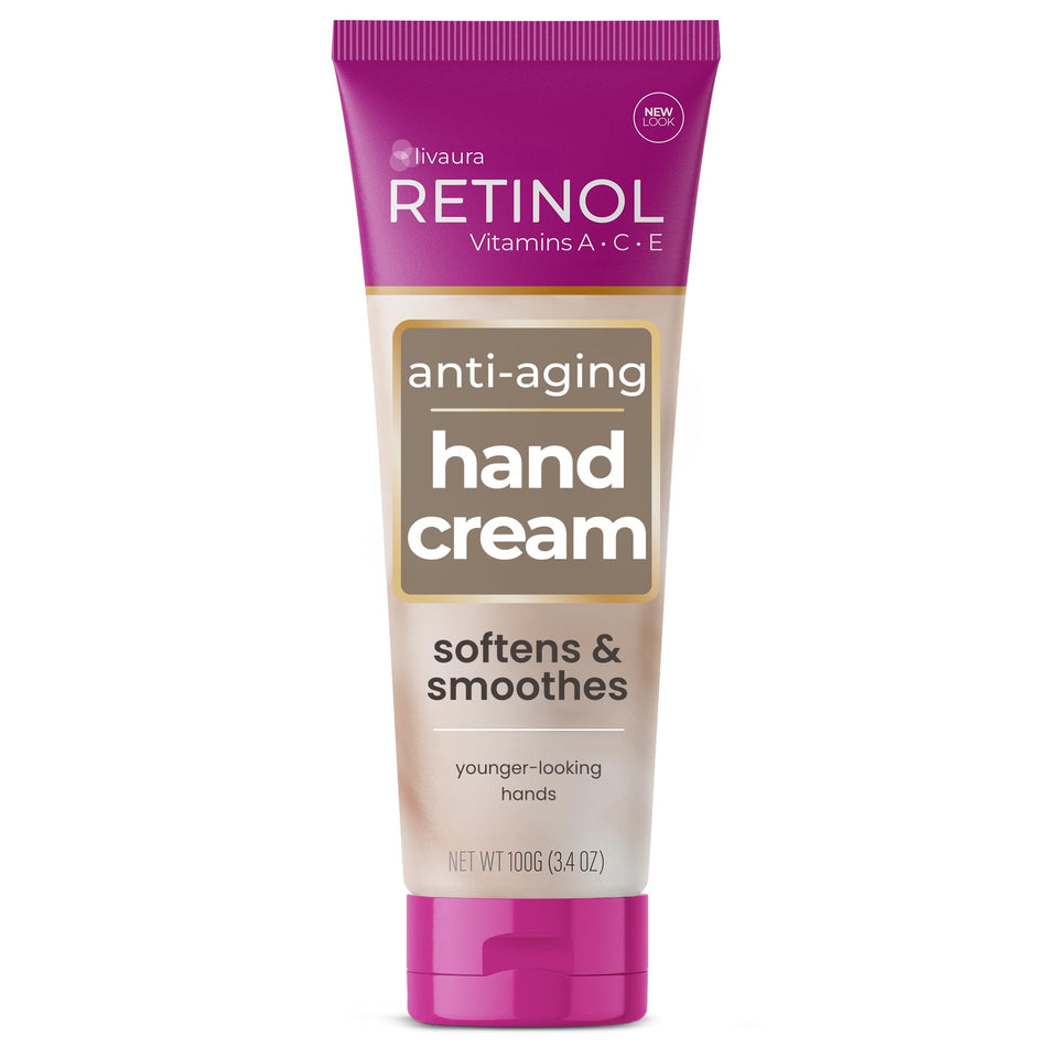 Retinol LIVAURA front packaging showing tube and branding for clear product ID and appeal