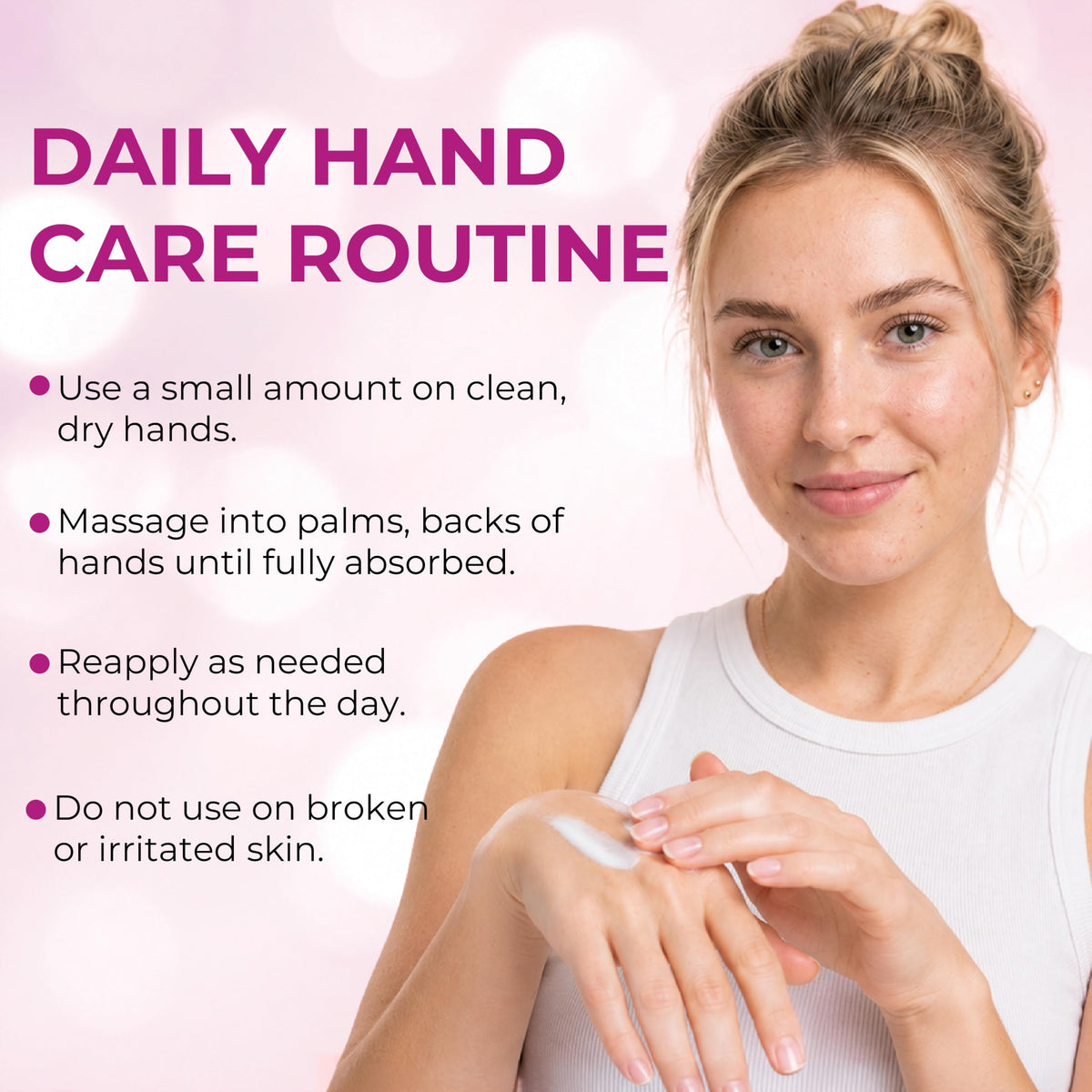 LIVAURA Retinol next to a hand for size comparison to show portable everyday use