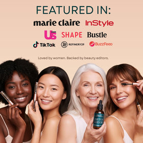 Live Fraiche tube in hand to show compact size and convenient travel-friendly benefit
