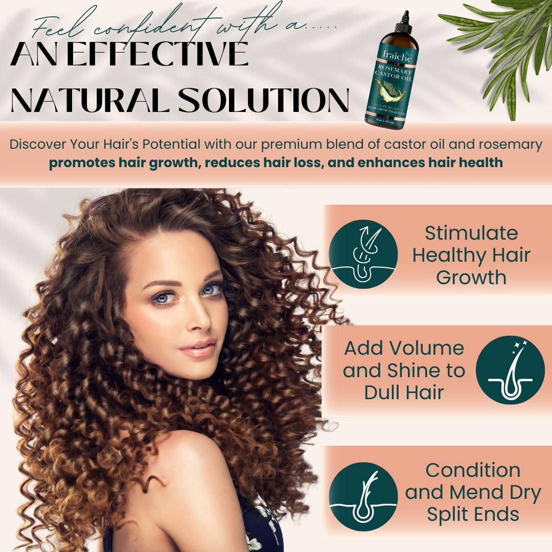 Live Fraiche oil texture drop highlighting rich castor blend for hydration