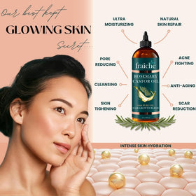 Live Fraiche skin moisturizing application to hydrate and smooth skin