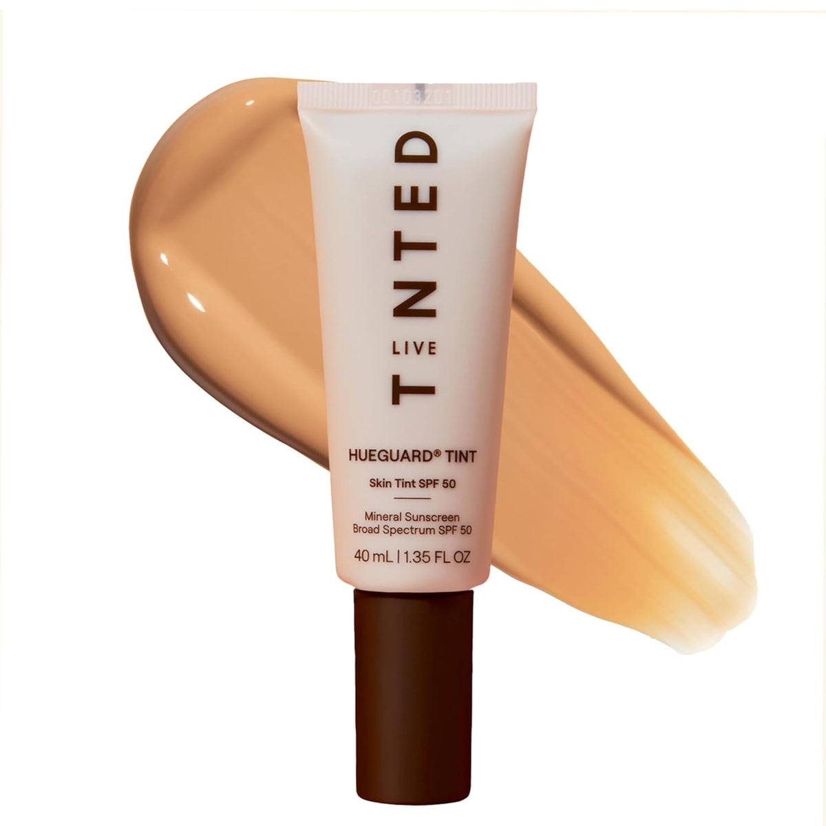Live Tinted front packaging highlighting SPF 50 protection and shade