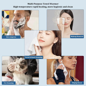LiveFull warmed towel inside heater ready to use for spa comfort