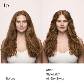 Living Proof styler pump closeup highlighting dispenser for controlled amounts
