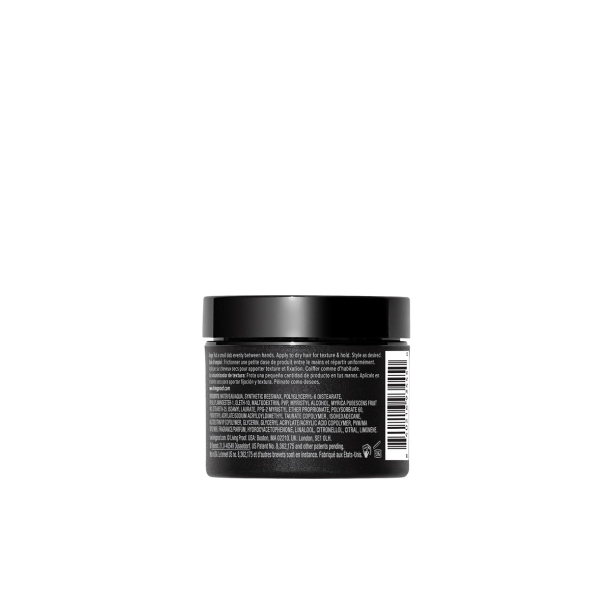 Living Proof Amp Texture Volumizer cream texture close-up highlighting lightweight, buildable formula