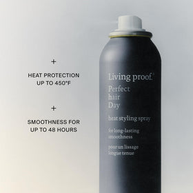 Living Proof ultra-fine mist spraying evenly for even coverage