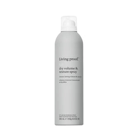 Living Proof front packaging of Full Dry Volume & Texture Spray showing product branding and volume benefit