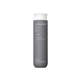 Living Proof front packaging showing product and quick benefit