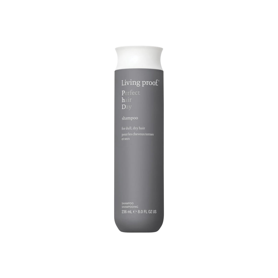 Living Proof front packaging showing product and quick benefit