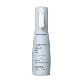 Living Proof bottle front view showing compact packaging and benefits